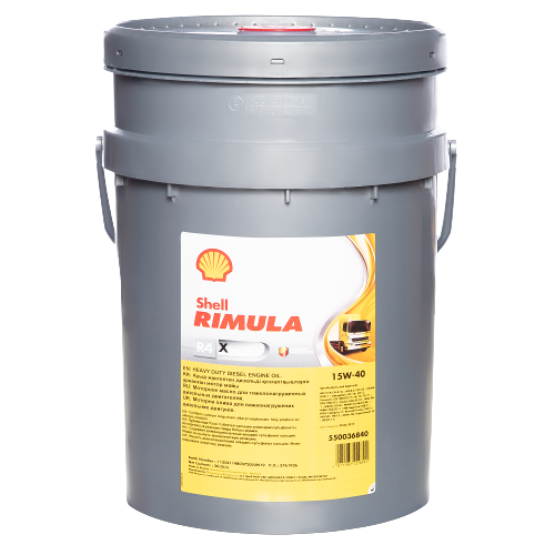 Моторное масло SHELL 15W40 RIMULA R4 X, 20л (SHELL: SHELL 15W40 RIMULA R4 X20)